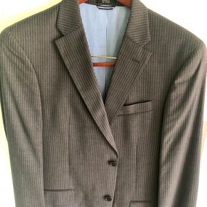 Tommy Hilfiger Pinstripe Wool Suit 40R 34x34